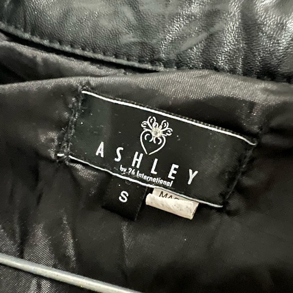 Faux Leather Jacket (Ashley by 26 International) - Picture 4 of 9